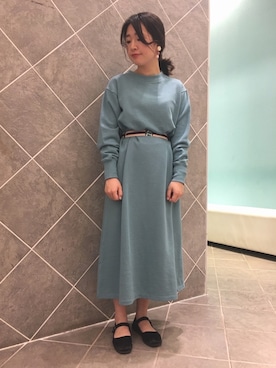 ちあきさん（レディース・156cm）の冬コーディネート