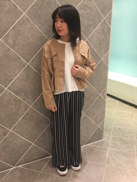 ちあきさん（レディース・156cm）の冬コーディネート