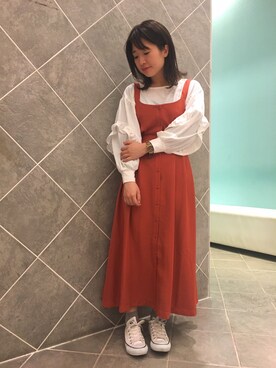 ちあきさん（レディース・156cm）の春コーディネート