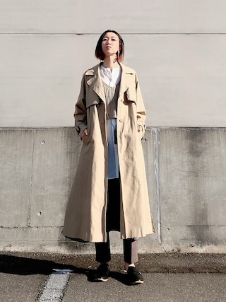 Ameri（アメリ）の「REVERSIBLE TRENCH COAT（トレンチコート