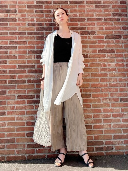 ライトオンよしださんのシャツワンピースを使ったコーディネート Zozotown