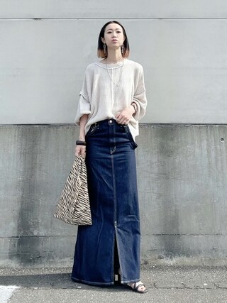 Baggu バグー の Standard Baggu 137 マイクロストライプグレー エコバッグ エコバッグ サブバッグ Wear