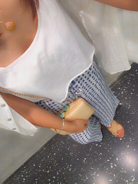 「KAYU（カユ）のアイテム」を使った、zo☻さん（レディース・154cm）の夏コーディネート