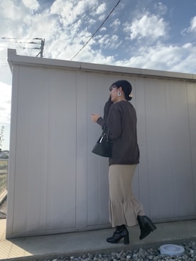 「アイテム（ピアス（両耳用））」を使った、satomikuさん（レディース・159cm・20代）の秋コーディネート