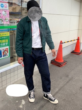 「BLUCO（ブルコ）のアイテム（帽子）」を使った、kenさん（メンズ・175cm）の秋コーディネート