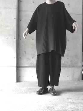 「my beautiful landlet（マイビューティフルランドレット）のアイテム（シューズ）」を使った、リックさん（メンズ・172cm）の夏コーディネート