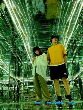 「5（ファイブ）のアイテム（帽子）」を使った、JMさん（メンズ・180cm）の夏コーディネート