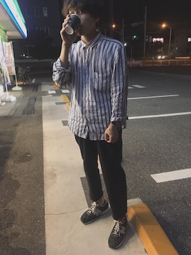 ビチョビチョてぃらみすさん（メンズ・173cm）の春コーディネート