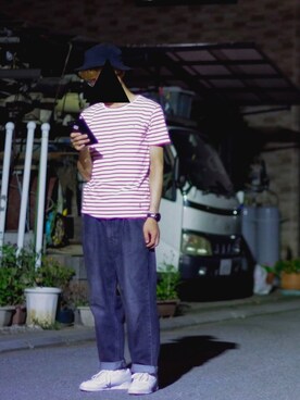 ビチョビチョてぃらみすさん（メンズ・173cm）の夏コーディネート