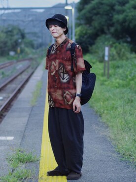 ビチョビチョてぃらみすさん(メンズ・173cm)の夏コーディネート