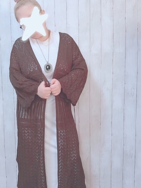 「アイテム（シャツワンピース）」を使った、k a n a  c h o nさん（レディース・150cm・30代）の夏コーディネート