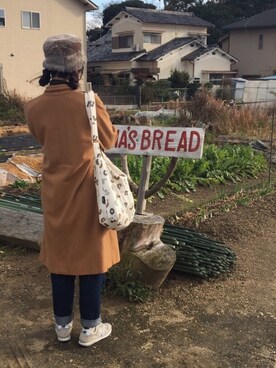 Nanayo  Tsudaさん（レディース・159cm）の冬コーディネート