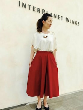 「INTERPLANET（インタープラネット）のアイテム」を使った、❤❤RIE❤❤さん（レディース・155cm）の夏コーディネート