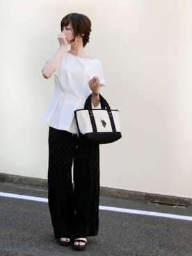 「ぺプラム」｜「アイテム（その他）」を使った、みみみさん（レディース・162cm）の夏コーディネート
