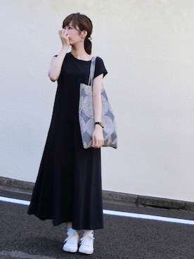 「see design（シーデザイン）のアイテム」を使った、みみみさん（レディース・162cm）の夏コーディネート