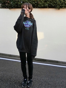 「黒パンツ」｜みみみさん（レディース・162cm）の秋コーディネート