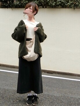 「GOLDY（ゴールディ）のアイテム（リング）」を使った、みみみさん（レディース・162cm）の秋コーディネート