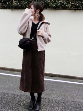 みみみさん（レディース・162cm）の冬コーディネート