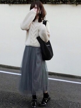 みみみさん（レディース・162cm）の冬コーディネート