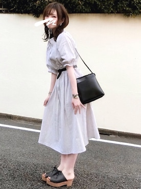 「petitcro」｜「アイテム（サンダル）」を使った、みみみさん（レディース・163cm）の夏コーディネート