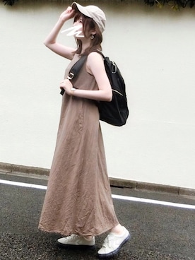 「SonnyLabel」｜「アイテム（アナログ腕時計）」を使った、みみみさん（レディース・163cm）の夏コーディネート