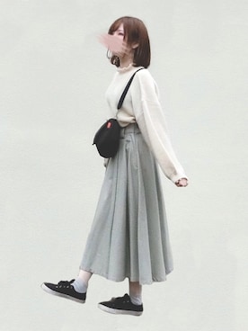 「ZOZOでしか買えない」｜「アイテム（スニーカー）」を使った、みみみさん（レディース・162cm）の秋コーディネート
