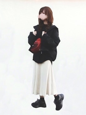 「POLICE（ポリス）の【POLICE】 ポリス JOURNEY ダブルファスナーショルダーバッグ　PLC306（ショルダーバッグ）」を使った、みみみさん（レディース・163cm）の秋コーディネート