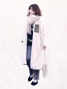 みみみさん（レディース・163cm）の冬コーディネート