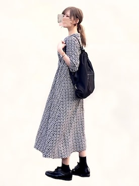「Topologie」｜「アイテム（ワンピース/ドレス）」を使った、みみみさん（レディース・163cm）の春コーディネート
