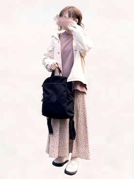 「スーパーオーバーサイズスウェット」｜みみみさん（レディース・163cm）の春コーディネート