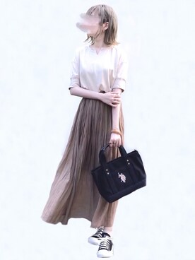 「petitcro」｜みみみさん（レディース・163cm）の春コーディネート