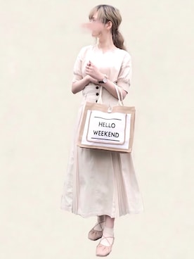 「petitcro」｜みみみさん（レディース・163cm）の春コーディネート