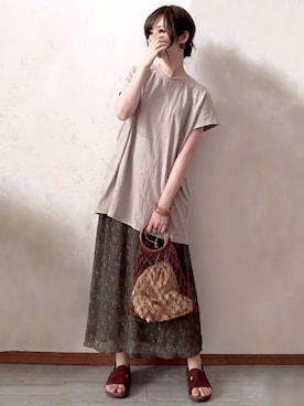 みみみさん（レディース・163cm）の夏コーディネート