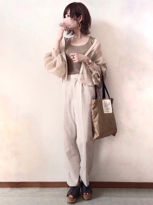 みみみ Guのタンクトップを使ったコーディネート Wear