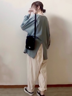 「PONY（ポニー）のアイテム」を使った、みみみさん（レディース・163cm）の夏コーディネート