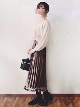 みみみさん（レディース・163cm）の秋コーディネート