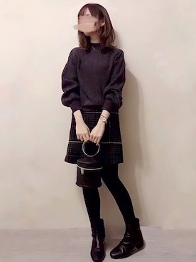 みみみさん（レディース・163cm）の冬コーディネート