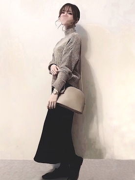 みみみさん（レディース・163cm）の冬コーディネート