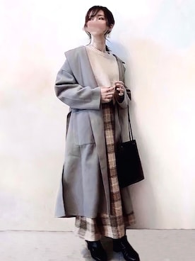 みみみさん（レディース・163cm）の冬コーディネート