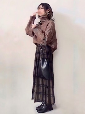 みみみさん（レディース・163cm）の冬コーディネート