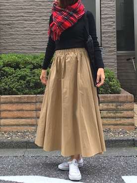 「タータンチェック」｜memmyさん（レディース・164cm）の秋コーディネート