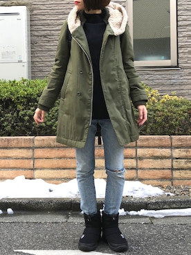 「501skinny」｜memmyさん（レディース・164cm）の冬コーディネート