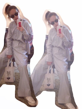 高橋愛さん(レディース・154cm)の冬コーディネート