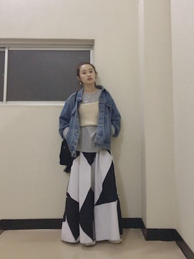 高橋愛さん（レディース・154cm）の春コーディネート