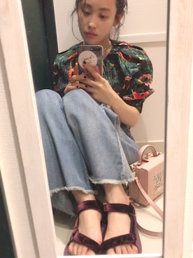 「chuu（チュー）のアイテム」を使った、高橋愛さん（レディース・154cm）の夏コーディネート