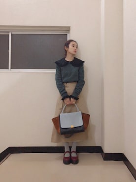 高橋愛さん（レディース・154cm）の秋コーディネート