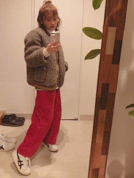 高橋愛さん（レディース・154cm）の冬コーディネート