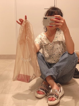 高橋愛さん（レディース・154cm）の夏コーディネート