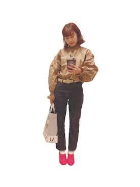 高橋愛さん（レディース・154cm）の秋コーディネート