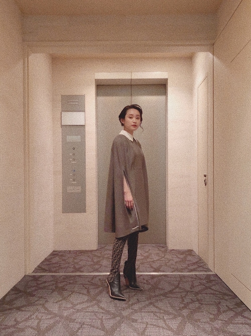 高橋愛 Fendiのワンピースを使ったコーディネート Wear